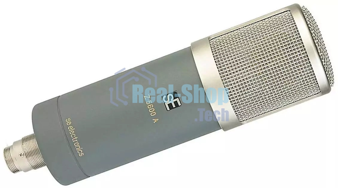 Микрофон конденсаторный sE Electronics [Z 5600A II] ламповый, 20 Гц 20 кГц, всенаправленная, кардиоида с широким углом, кардиоида, гиперкардиоида, восьмерка, комплектация: держатель 