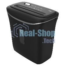 Шредер Deli E9945 черный (секр.P-4) фрагменты 6лист. 12лтр. скобы пл.карты