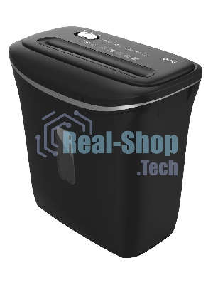 Шредер Deli E9945 черный (секр.P-4) фрагменты 6лист. 12лтр. скобы пл.карты