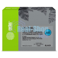Картридж струйный Cactus CS-C9362 №132 черный (7 мл) для HP DJ 5443/D4163/DJ 6215/PS 2573/C3183/D5163/PSC 1513