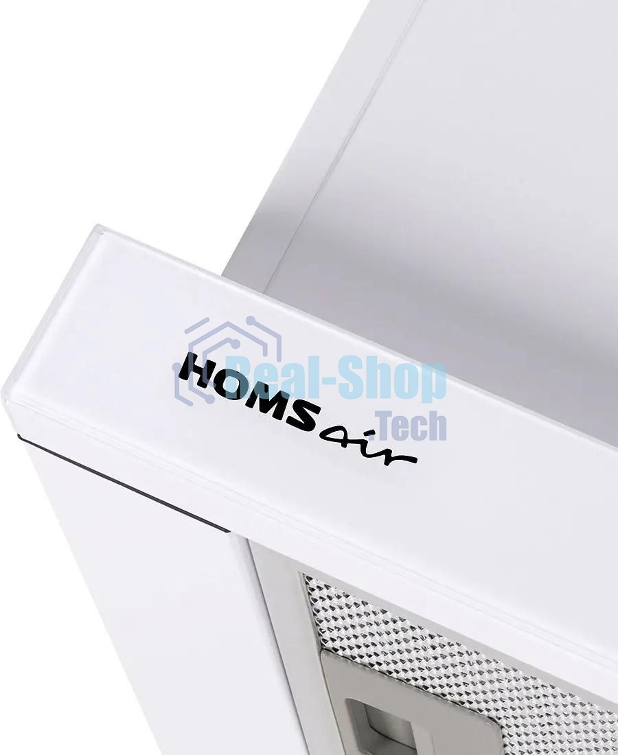 Вытяжка телескопическая HOMSair Flat 60 белый, 60 см, 520 куб. м/ч, 47 дБ