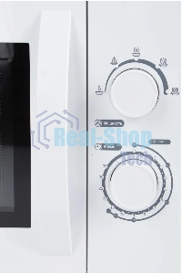 Микроволновая печь Hyundai HYM-M2059 белый, 20 л, 700 Вт, переключатели - поворотный механизм