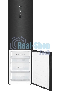 Холодильник Haier C4F740CDBGU1 графитовый двухкамерный 286/115л морозилка снизу, No Frost