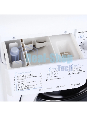 Стиральная машина Indesit IWSD 6105 B (CIS).L белая, загрузка фронтальная 6кг, 1000 об/мин., класс: A