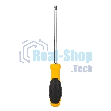 Двухсторонняя отвертка Deli DL626150S PH2+SL6x150 мм Спецификация продукта.: 6/PH2x150мм. Материал хвостовика: Cr-V. Длина: 260 мм. Длина: 150 мм. Диаметр хвостовика: 6,3 мм.