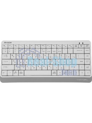 Клавиатура беспроводная A4Tech Fstyler FBK11 USB, Bluetooth/Радиоканал, белый/серый