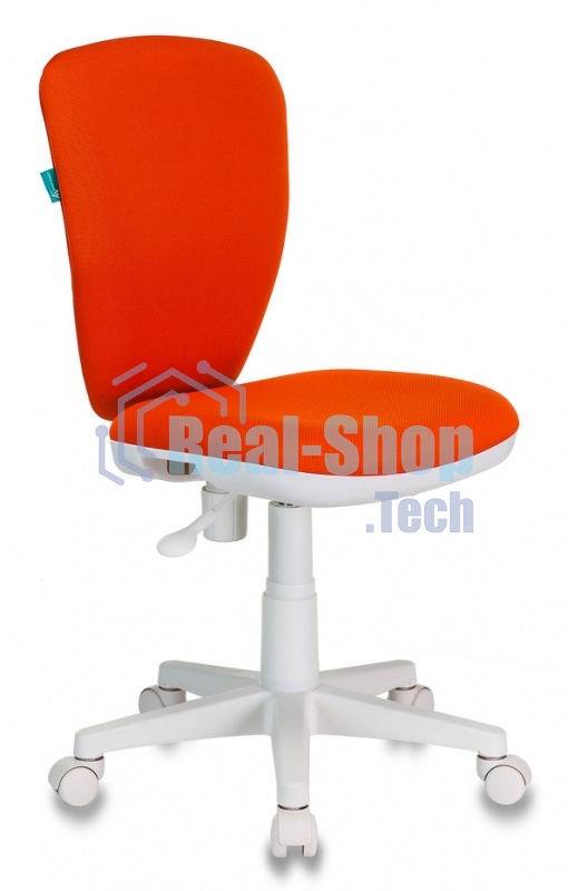Кресло детское Бюрократ KD-W10/26-29-1 оранжевый 26-29-1 (пластик белый)