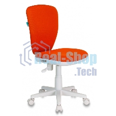 Кресло детское Бюрократ KD-W10/26-29-1 оранжевый 26-29-1 (пластик белый)