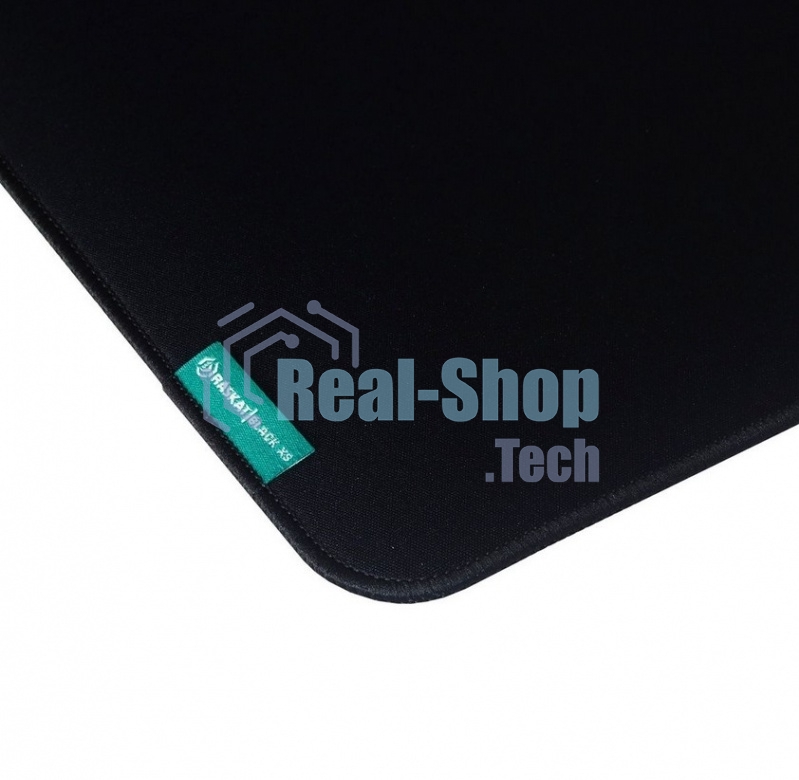 Коврик для мышки Raskat черный XS (300x250, резина/ткань, прошитый край)