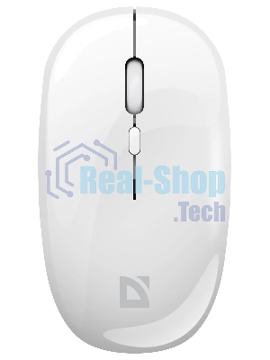 Мышь беспроводная Defender Calessa MB-252 белый, 3200 dpi, радиоканал, Bluetooth, USB, кнопки - 4
