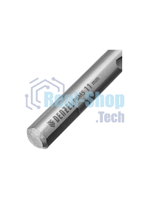Сверло спиральное по металлу Denzel 11 x 142 мм, Р6М5, Golden Tip