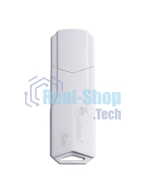 Флешка USB SmartBuy CLUE white (SB8GbCLU-W), 8Gb, USB 2.0, R/W 30/15, белый