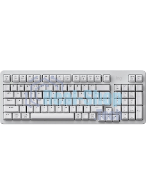 Клавиатура Logitech K868 гибридная, USB Type-A, Bluetooth, радиоканал, белый