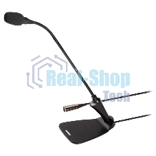 Кардиоидный конденсаторый микрофон SHURE CVG12D-B/C на гусиной шее 30,5 см с настольной базой