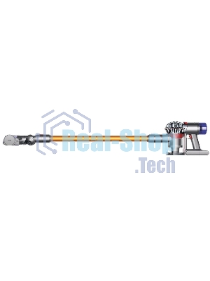 Пылесос Dyson V8 Absolute SV25 желтый/никель, питание от аккумулятора, 115 Вт, уборка сухая, пылесборник 0,54 л