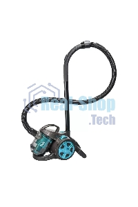 Пылесос Blackton Bt VC1802B черный/голубой, 350/1400 Вт, уборка сухая, пылесборник контейнер 2 л
