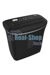 Шредер Deli E9945 черный (секр.P-4) фрагменты 6лист. 12лтр. скобы пл.карты