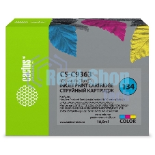 Картридж струйный Cactus CS-C9363 №134 цветной (18 мл.) для HP DJ 460series/5740/5743/5793/5940/5943/6540/6543/6620/6623