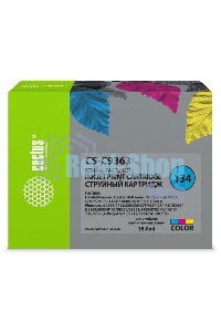 Картридж струйный Cactus CS-C9363 №134 цветной (18 мл.) для HP DJ 460series/5740/5743/5793/5940/5943/6540/6543/6620/6623