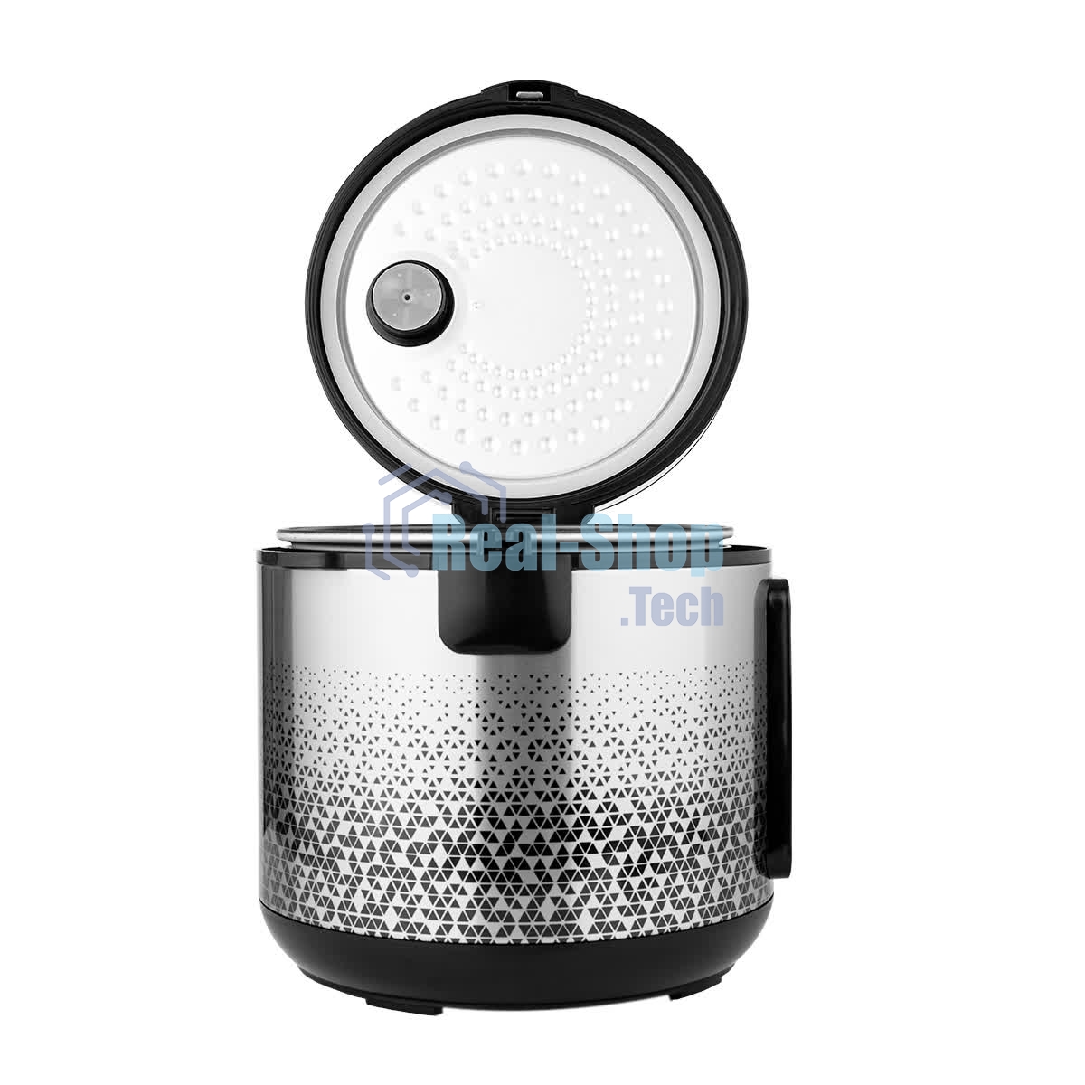 Мультиварка Centek CT-1499 (черный/сталь) 900Вт, 5.0л, 25 программ, мультиповар, антиприг. покрытие