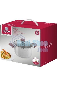Кастрюля Rondell Bueno RDS-1588 (ST) сталь 1588 Кастрюля с/кр 24 см 4,8 л Bueno Rondell