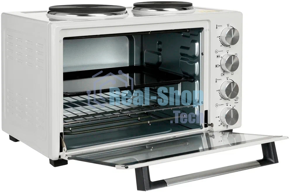 Мини-печь Kraft KFC-MOHP 380 HW 38 л, 1600 Вт, белый