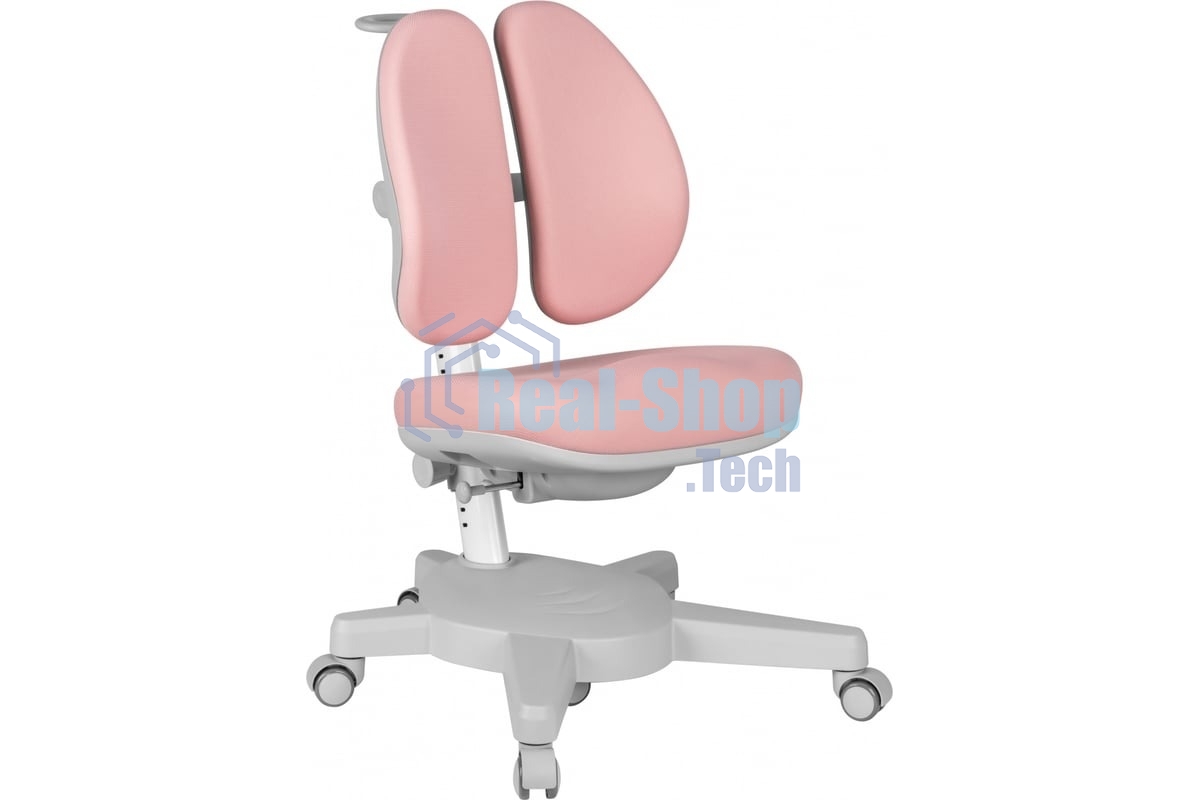 Кресло детское Cactus CS-CHR-3604PK розовый крестов. пластик серый