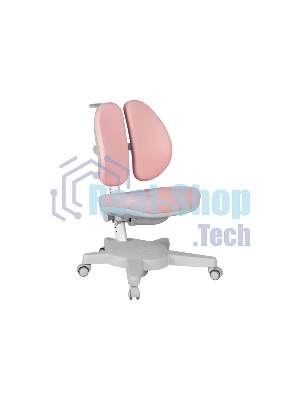 Кресло детское Cactus CS-CHR-3604PK розовый крестов. пластик серый