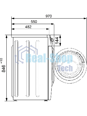 Стиральная машина Atlant 70C1210-00 белый загр.фронтальная макс.:7кг 1200 об/мин класс: A+++