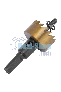 Коронка по металлу Denzel HSS, 26 мм, нитридтитановое покрытие