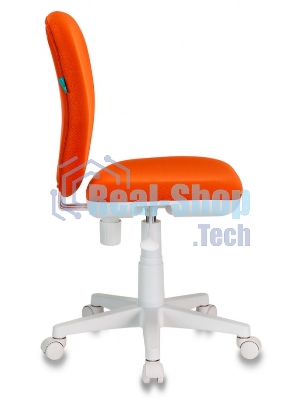 Кресло детское Бюрократ KD-W10/26-29-1 оранжевый 26-29-1 (пластик белый)