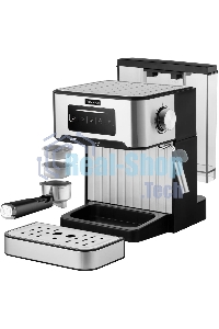 Кофеварка рожковая Rondell RDE-1106 серебристый, исп. кофе - молотый, 1.6 л, 850 Вт, 20 бар