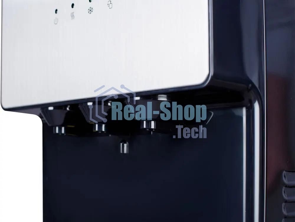 Кулер для воды Hotfrost V400AS, нижняя загрузка, нагрев 90 °С, охлаждение 10 °С, серебристый/черный