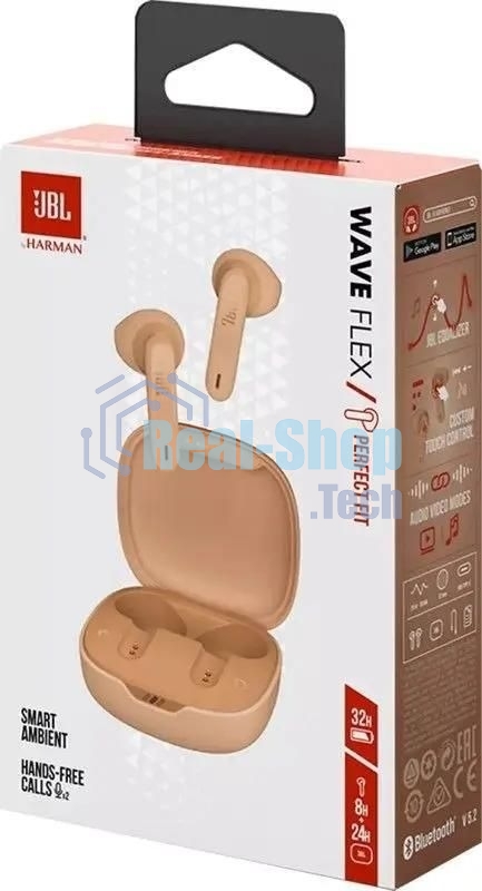 Наушники JBL Wave Flex TWS бежевый