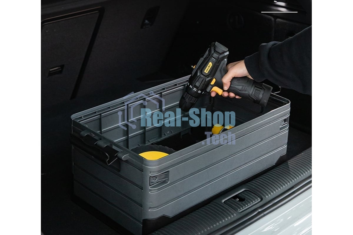 Ящик для инструментов складной Deli DL884135 480 х 300 х 240 мм, 35 литров