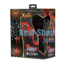 Гарнитура проводная игровая RUSH COBRA, динамики 40мм, велюровые амбушюры, черный/красный (SBHG-1300)