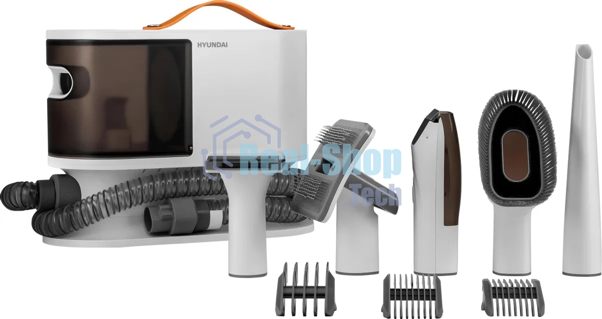 Пылесос Hyundai HYV-PETPRO1 1800Вт белый/коричневый