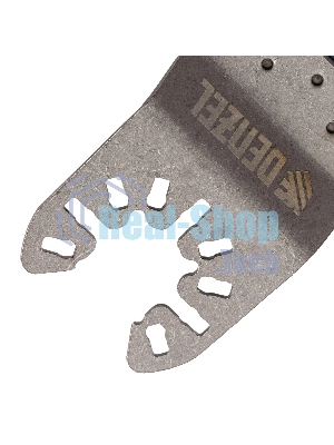 Насадка для МФИ Denzel режущая пазовая прямая, HCS, по дереву, 20 х 1,4 мм, мелкий зуб