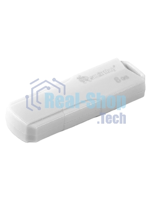 Флешка USB SmartBuy CLUE white (SB8GbCLU-W), 8Gb, USB 2.0, R/W 30/15, белый