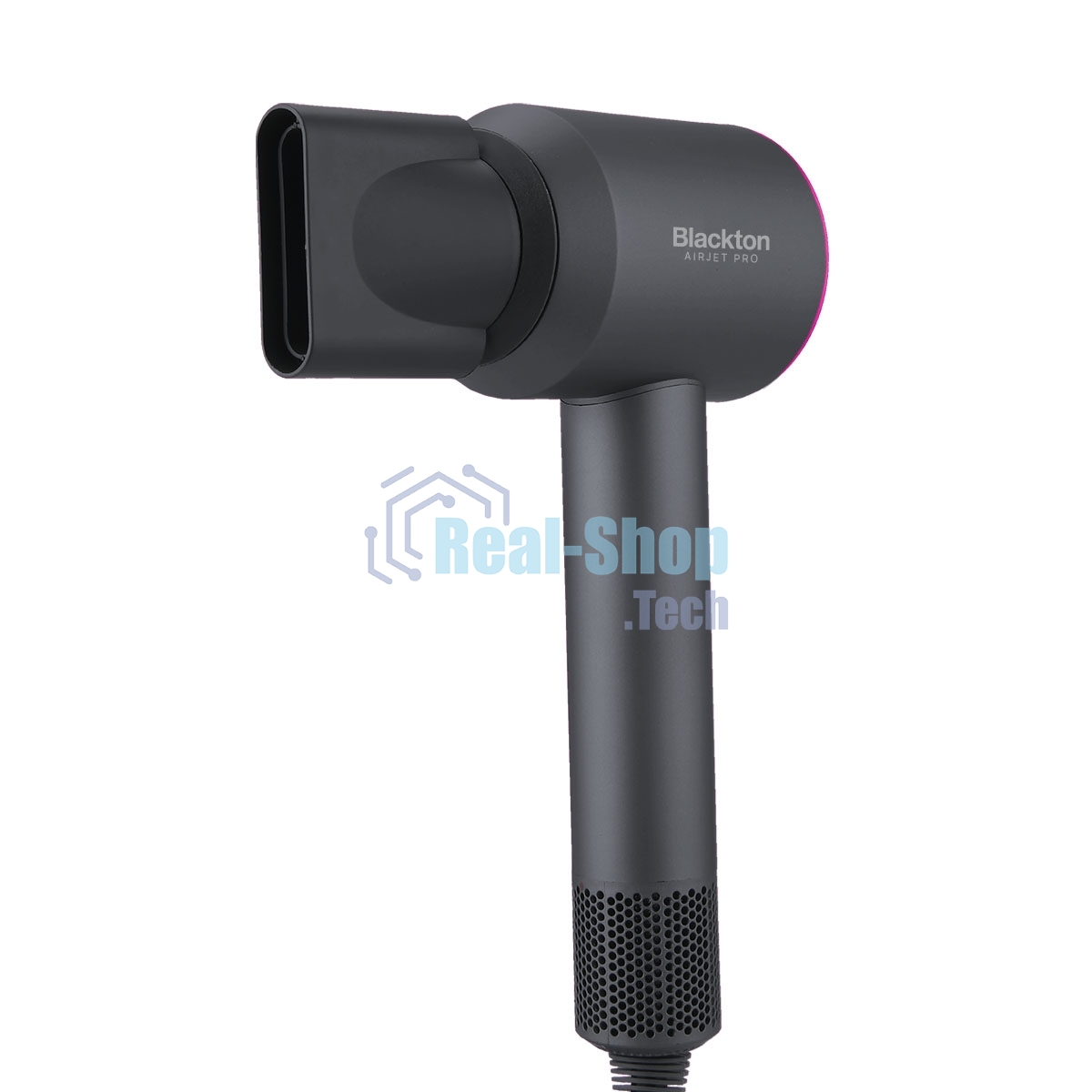 Фен Blackton Bt HD1818M серый/розовый, 1800 Вт, ионизация