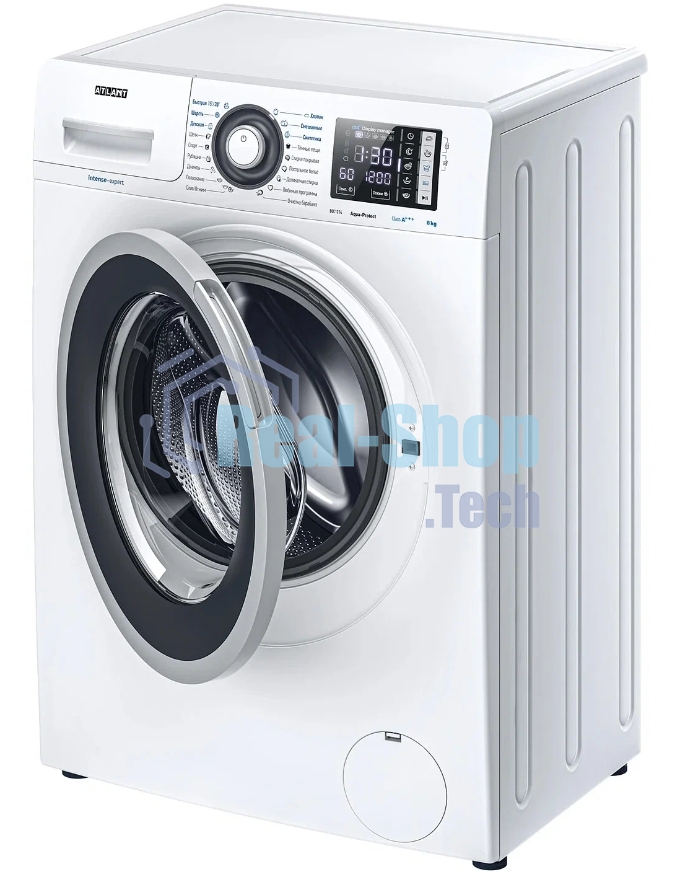 Стиральная машина Atlant СМА 80С1214-01 белый, загрузка фронтальная 8 кг, 1200 об/мин., класс: А+++