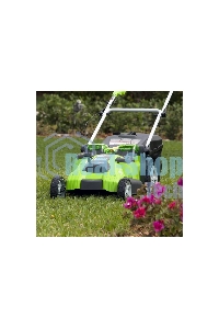 Газонокосилка аккумуляторная GreenWorks G40LM49DB, TwinForce, 40V, 49 см, без АКБ и ЗУ (2500207)