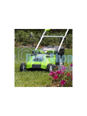 Газонокосилка аккумуляторная GreenWorks G40LM49DB, 40 В, 0 Ач
