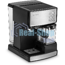 Кофеварка рожковая Vitek VT-1514 (BK) нержавеющая сталь/черный, исп. кофе - молотый, 1.65 л, 1238 Вт, 15 бар