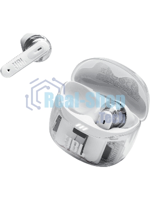 Наушники TWS JBL Tune Flex 2 призрачно-белый, вкладыши/внутриканальные (трансформер), Bluetooth, адаптивное шумоподавление