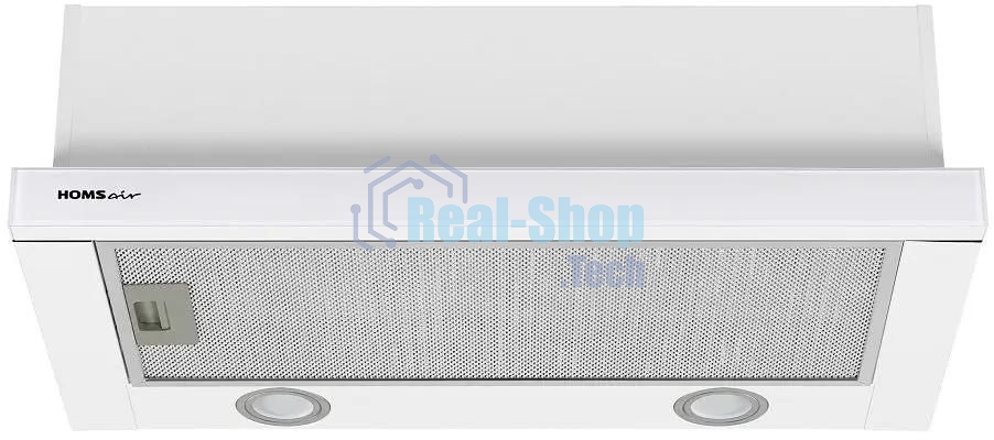 Вытяжка телескопическая HOMSair Flat 60 белый, 60 см, 520 куб. м/ч, 47 дБ