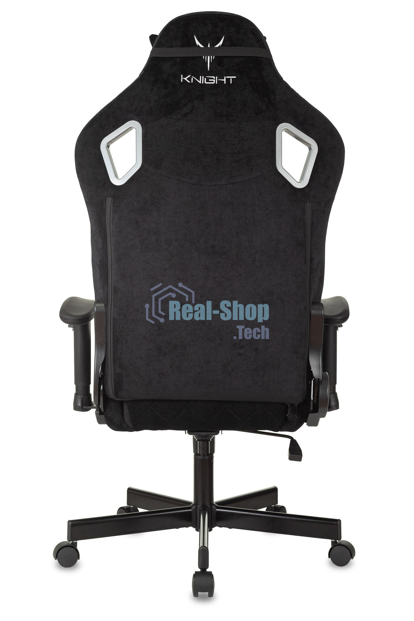 Кресло игровое Бюрократ Knight Outrider Light-20 черный с подголов. крестовина металл