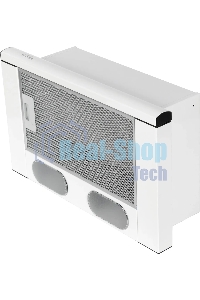 Вытяжка встраиваемая Elikor Интегра 50П-400-В2Л белый, 50 см, 400 куб. м/ч, 57 дБ