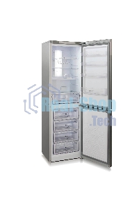 Холодильник Бирюса Б-C980NF серый металлопласт двухкамерный 240/130л морозилка снизу, No Frost