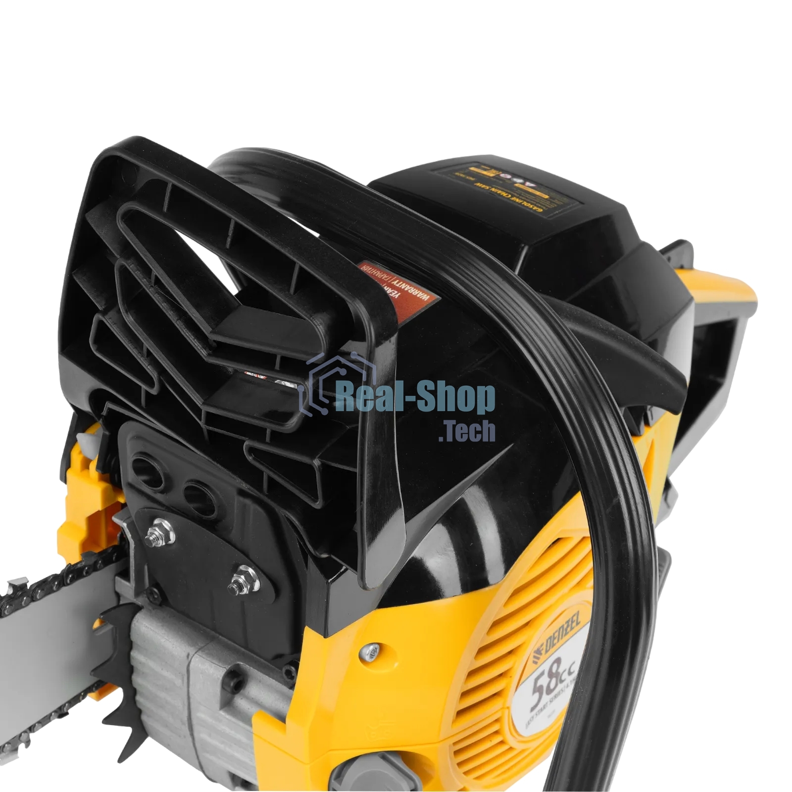 Пила цепная бензиновая Denzel DGS-5820, шина 50 см, 58см3, 4,1 л.с., шаг 0,325, паз 1,5 мм